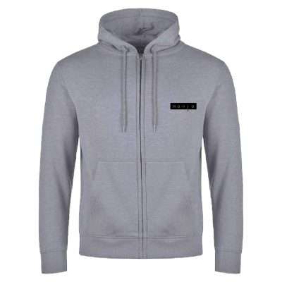 Basic Manja Logo Zip Up Hoodies For Men